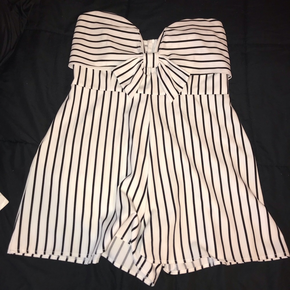 Strapless romper- worn once